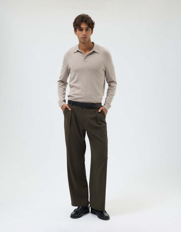AERE - Pleated Relaxed Fit Pants