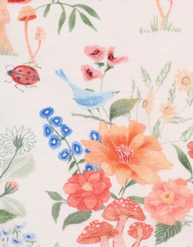 Fox & Finch - Wild Garden Print Organic Dress - Kids