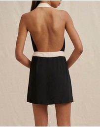 BY JOHNNY. - Azaria Wrap Mini Dress