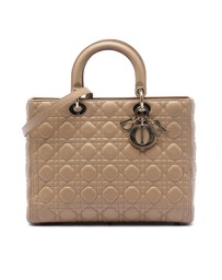 Pre-Loved by Azura Reborn - Pre-Loved Large Lambskin Cannage Lady Dior