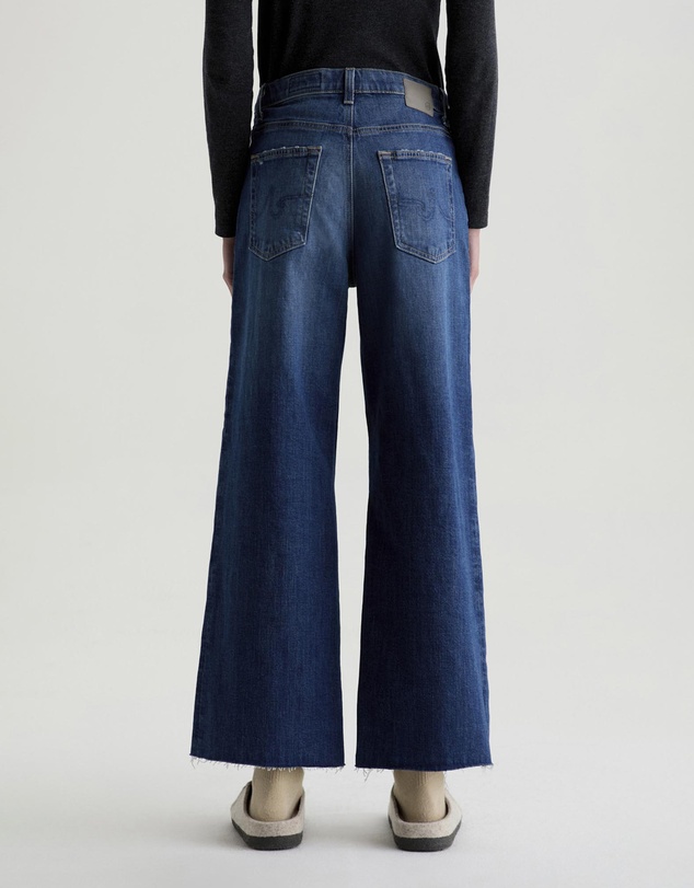 AG Adriano Goldschmied - Saige Wide Leg Crop Jeans