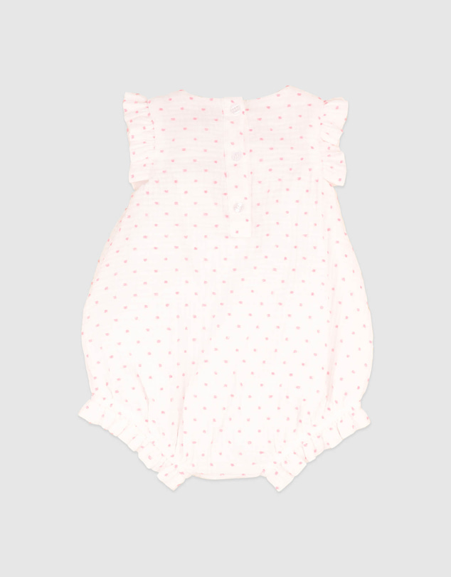 Bebe by Minihaha - Paradiso Pink Dobby Bodysuit