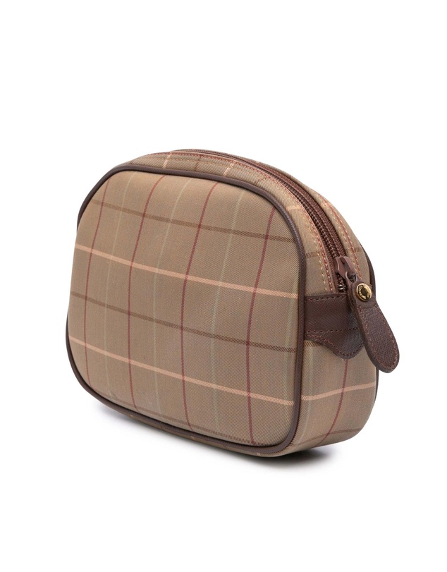 Pre-Loved by Azura Reborn - Pre-Loved burberry Textile Accessory Bag with Plaid Pattern and Zip Closure