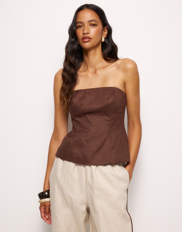 AERE - Arden Strapless Top