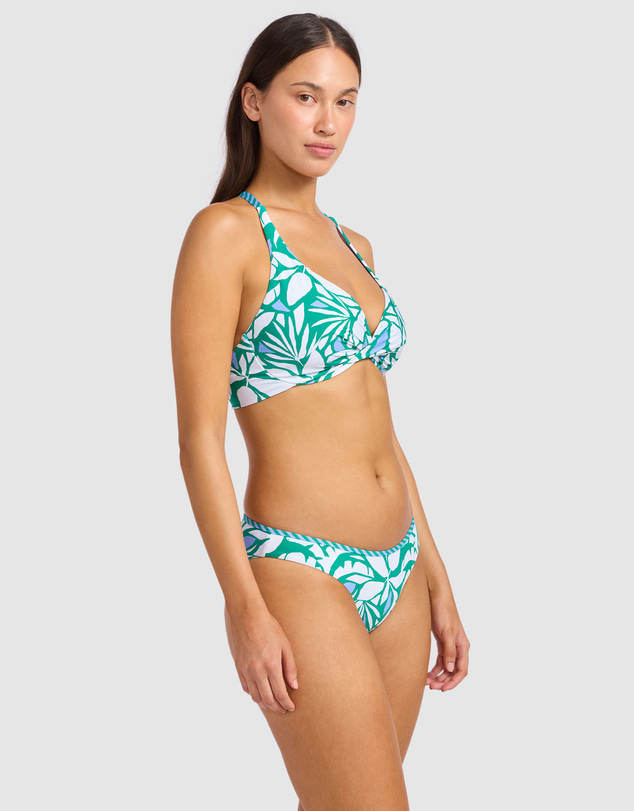 Seafolly - Retro Reef Wrap Front F Cup Bikini Top