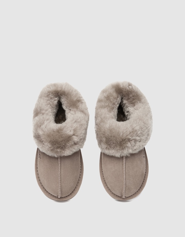EVERAU - Australian Shepherd Ugg Kids Homey Slipper Cow Suede Upper House Shoes