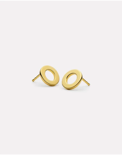 Najo - Sola Yellow Gold Stud Earring