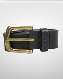 DENTS - Heritage Lined Full Grain Leather Belt with Brass Buckle