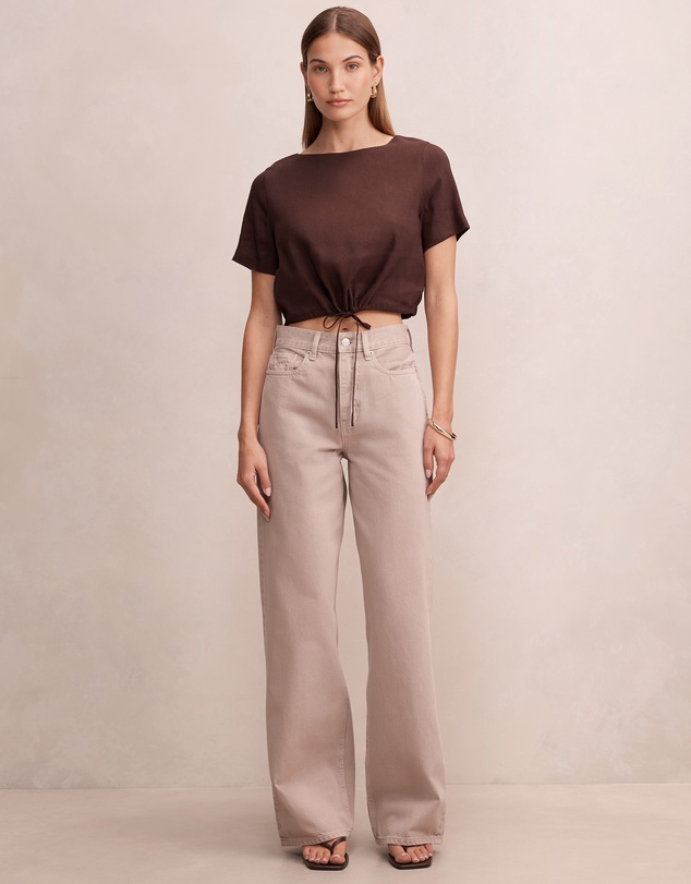 Forever New - Rosie Bubble Linen Top