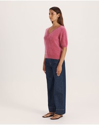 SABA - Wynter Wool Cashmere V Neck Knit