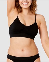 Ambra - 2 Pack Bare Essentials Recycled Nylon Padded Wirefree Bra