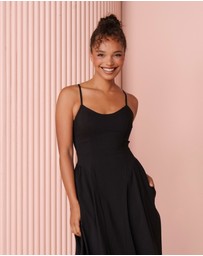 Azzurielle - Udile Sweetheart Midi Dress