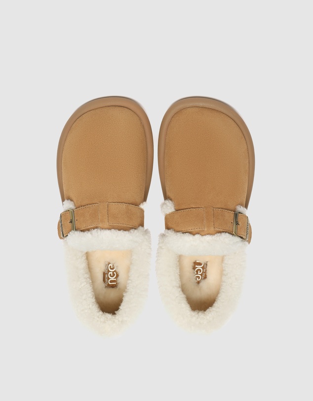 EVERAU - Australian Shepherd Ugg Froim Cow Suede Upper House Shoes