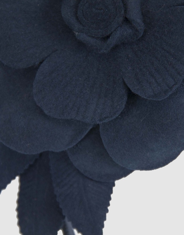 Max Alexander - Felt Navy Flower Racing Fascinator Headband
