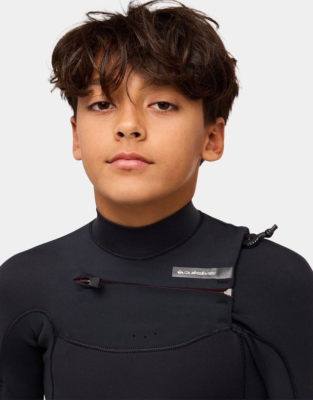 Quiksilver - Boys 8 to 16 3/2 Everyday Sessions Chest Zip Wetsuit