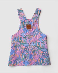 WITH LOVE FOR KIDS - Hazel Denim Pinafore Dress - Babies - Kids