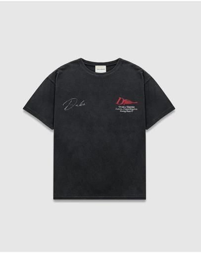 Duke + Dexter - DR1 Helmet Washed Black T-Shirt