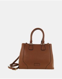 Pierre Cardin - Pierre Cardin Ladies Leather Tote with Detachable Strap