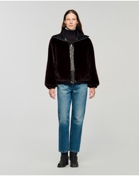 Sandro - Blake Faux Fur Coat