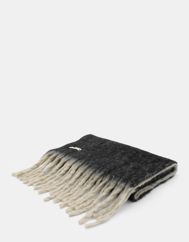 Morgan & Taylor - Cosette Chunky Two-Toned Scarf in Black & White