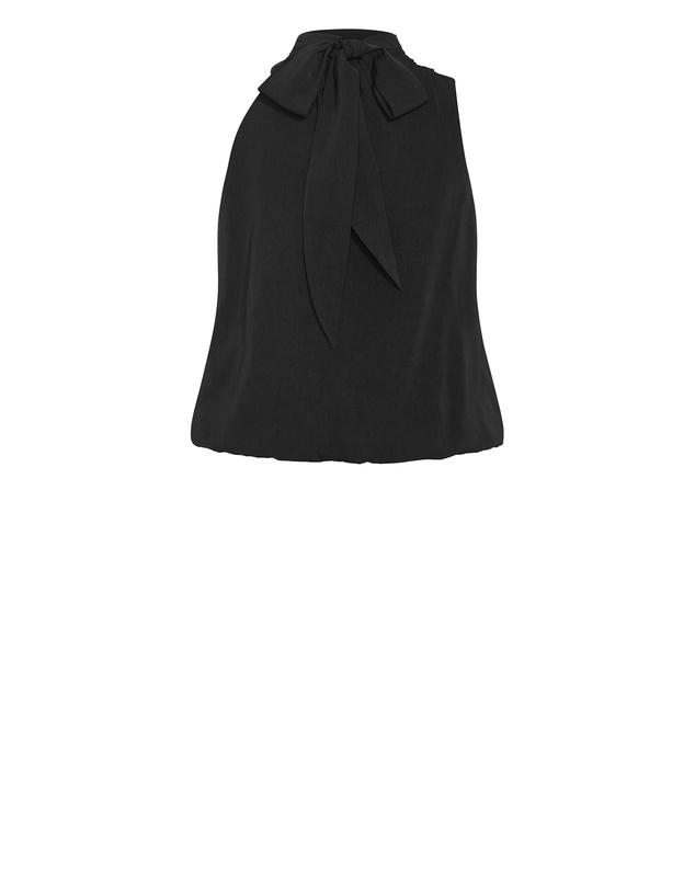 City Chic - Jaylee Sleeveless Neck Tie Top
