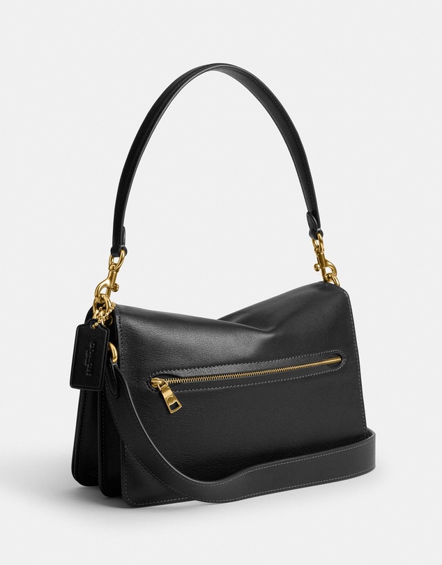 Coach - Smooth Leather Chain Tabby Shoulder Bag With Chain