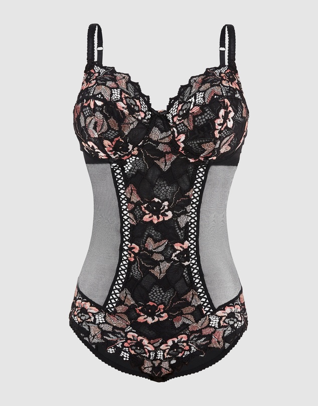 Sans Complexe - Arum Cabaret Underwired Lace Bodysuit