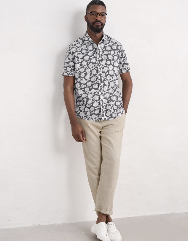 Seasalt - Seasalt Cornwall Grey Barque Shirt