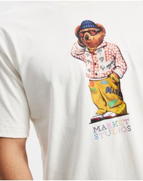 Market - Folk Fitted Bear T-Shirt