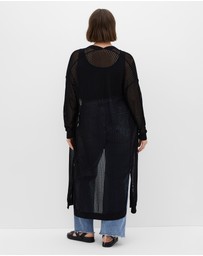 City Chic - Gigi Cardigan - black