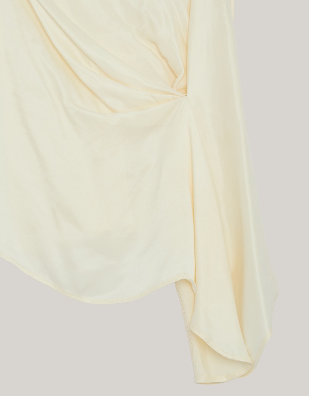 Revibe - Repaired Minima Esenciales Edith Cupro Longline Top - AU 16