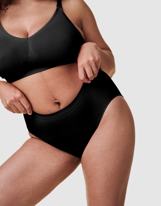 Bravado - Recycled Nylon, Cotton & Modal High Waist Seamless Brief