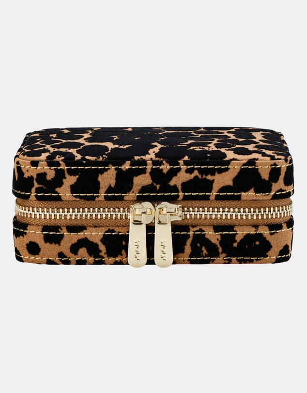 Wolf - WOLF Savanna Leopard Print Jewellery Zip Case