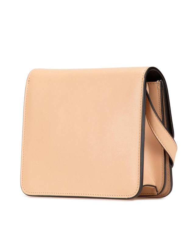 Fendi - Pre-Loved Leather Crystal Fab Crossbody