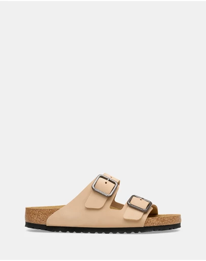 Birkenstock - Arizona Wire Buckle Nubuck Leather Regular - Unisex