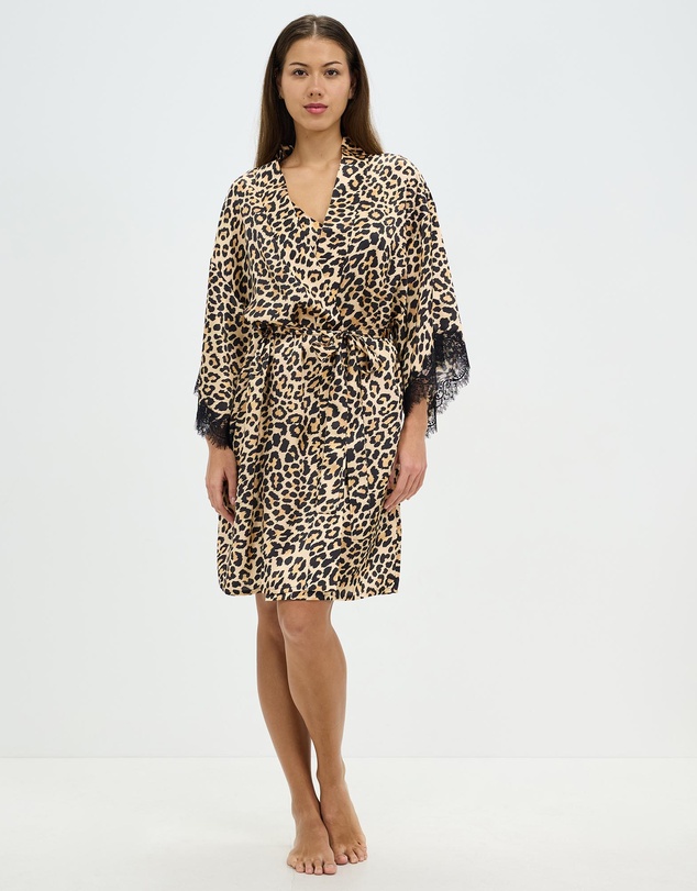 Sainted Sisters - Scarlett Silk Kimono