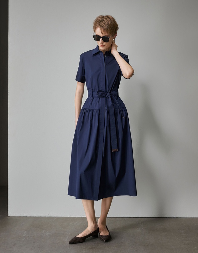 IDA+S - Chloe Navy Midi Dress