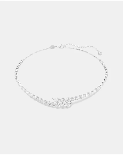 Swarovski - Mesmera:All Ard Necklace Whi/Rhs