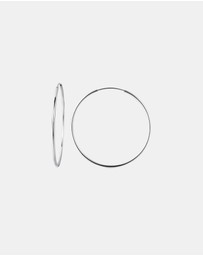 Elli Jewelry - Earrings Hoop Basic Classic 925 Sterling Silver