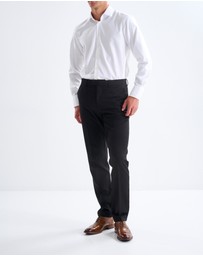 3 Wise Men - 3 Wise Men Hoxton Trouser - Jet Black