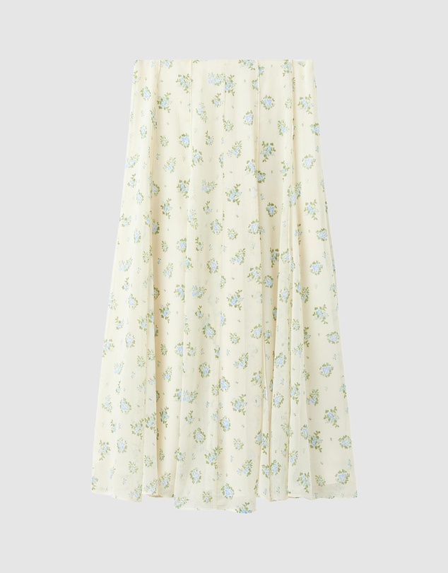 M.N.G - Godet Flower Skirt