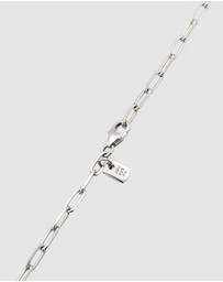 Kuzzoi - ICONIC EXCLUSIVE - Necklace Male Basic Long Link Chain 925 Sterling Silver