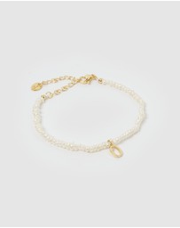 Miz Casa and Co - Pearl Letter O Bracelet
