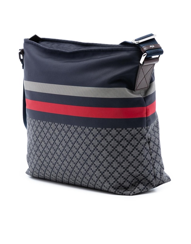 Gucci - Pre-Loved Diamante Nylon Web Crossbody