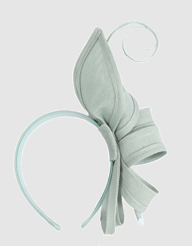Max Alexander - Light Blue Bow Fascinator
