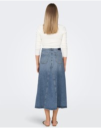 ONLY - Joslyn Denim Maxi Skirt