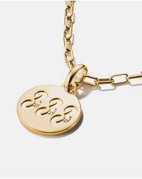 THOMAS SABO - THOMAS SABO Connect Charm angel number 333 with stones Gold