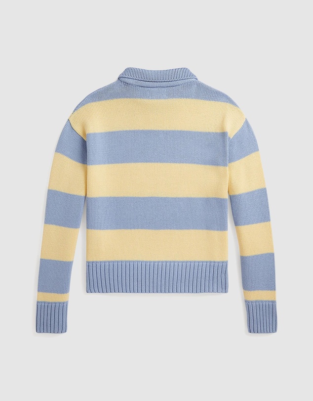Polo Ralph Lauren - Striped Cotton Polo Sweater - Teens