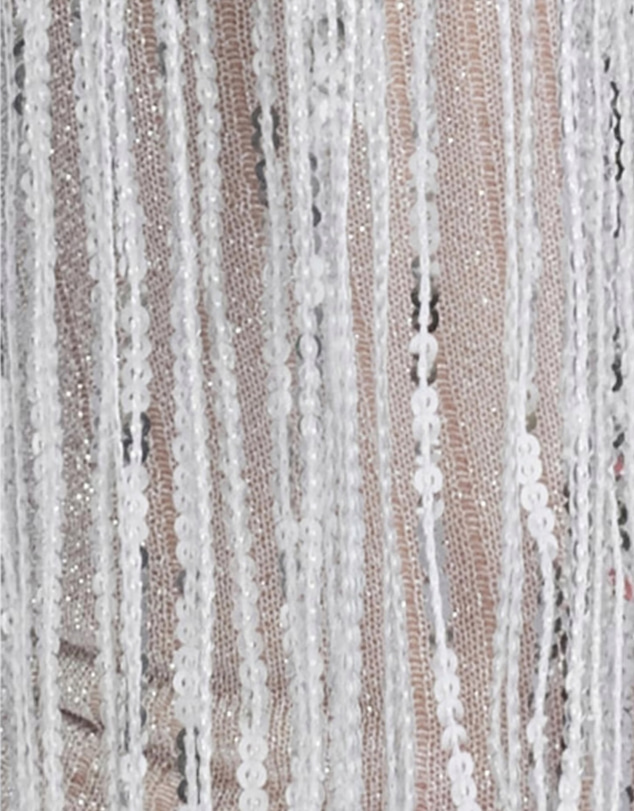 High Heel Jungle - Stevie Metallic Lurex Socks With Glitter Fringe
