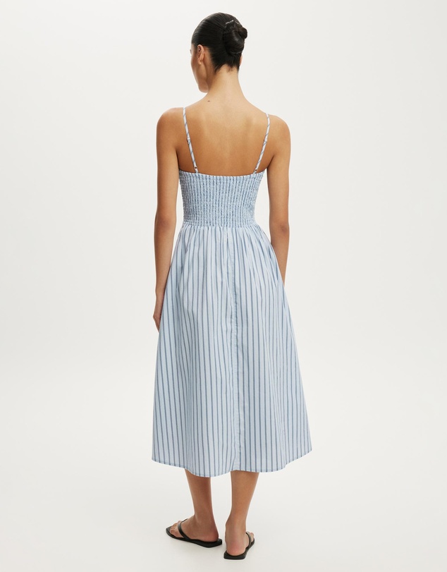 Cotton On - Remy Shirred Bodice Midi Dress